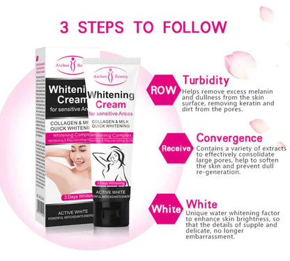 3Days Armpit Whitening Cream Skin Lightening Bleaching Cream
