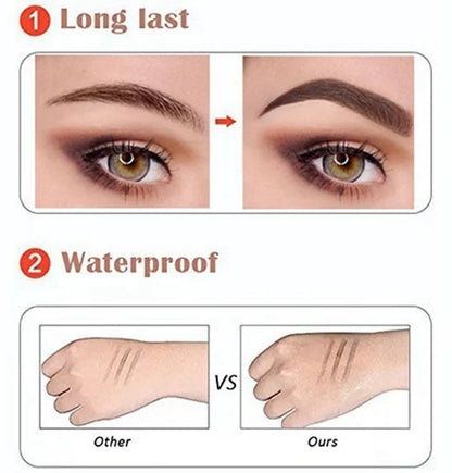 ( গ্রে ব্রাউন ) Waterproof 4 Points Eyebrow Pen