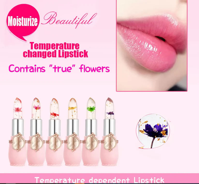 Original Jelly Dried Flower Color Changing Lip Balm ( ১ পিস)