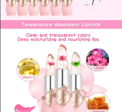 Original Jelly Dried Flower Color Changing Lip Balm ( ৬ পিসের সেট )