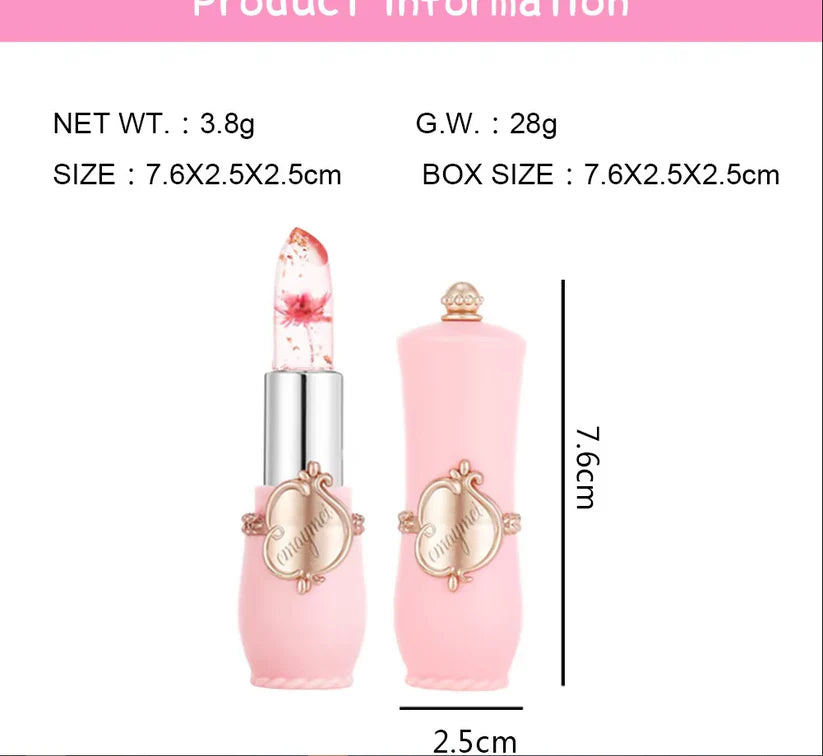 Original Jelly Dried Flower Color Changing Lip Balm ( ৩ পিসের সেট )