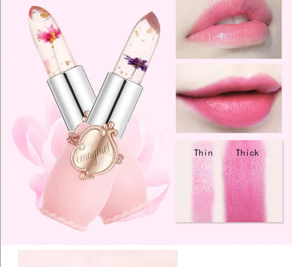 Original Jelly Dried Flower Color Changing Lip Balm ( ৬ পিসের সেট )