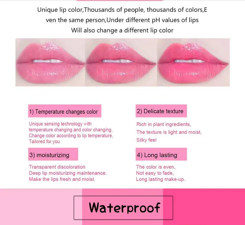 Original Jelly Dried Flower Color Changing Lip Balm ( ৬ পিসের সেট )